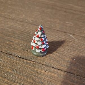 Bug House VTG Mini Bone China Christmas Tree--Dollhouse/ Trinket/ HOLIDAY